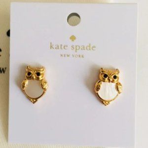 Kate Spade Into The Woods Stud Earrings (BRAND NEW) (16K Gold Plated)